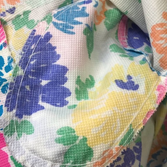 Vintage Chiha 1960’s Bright Floral Midi Dress - Picture 5 of 11